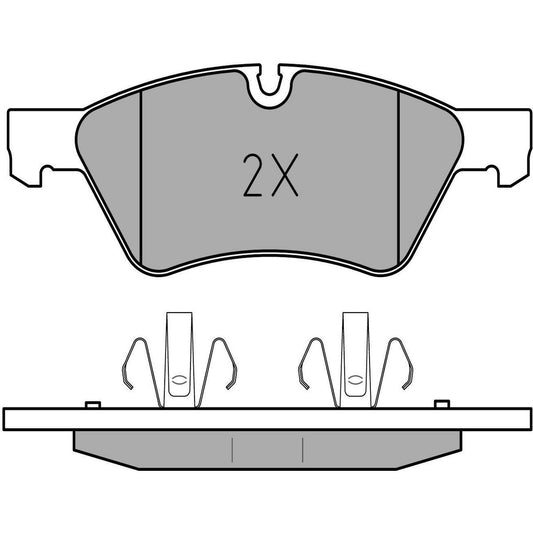 MEYLE Original Brake Pad Set Front 025 239 2221