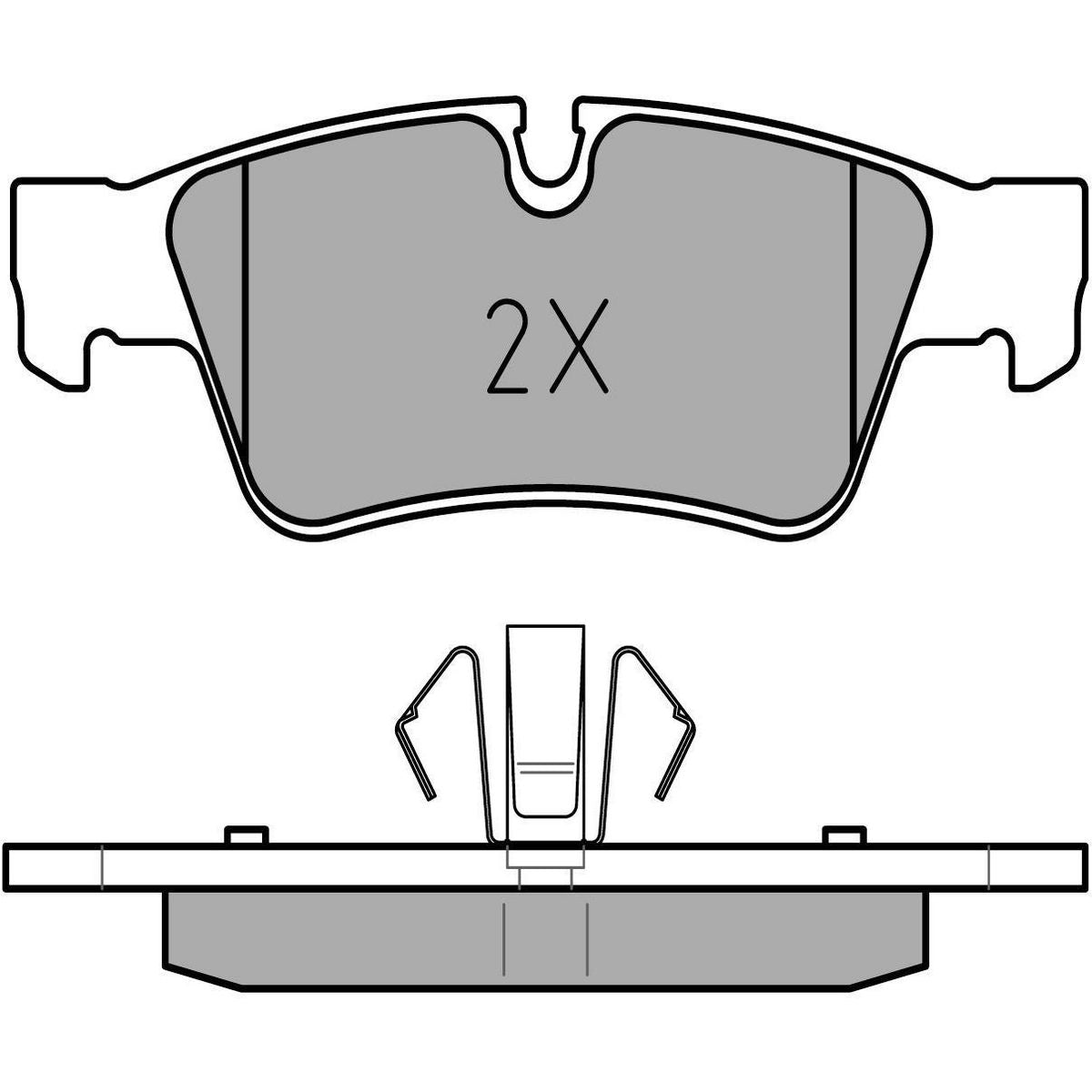 MEYLE PD Brake Pad Set Rear 025 239 2318/PD