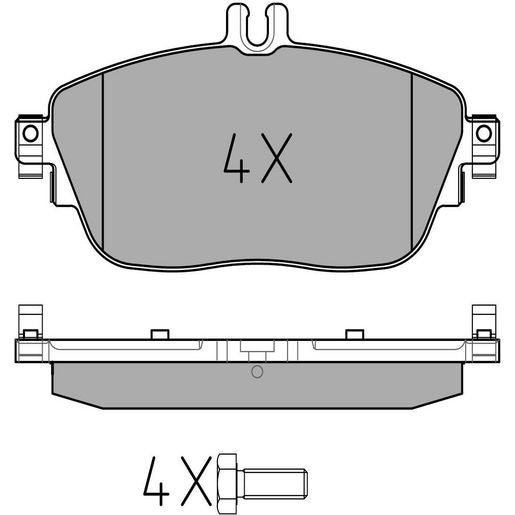 MEYLE PD Brake Pad Set Front 025 248 6919/PD