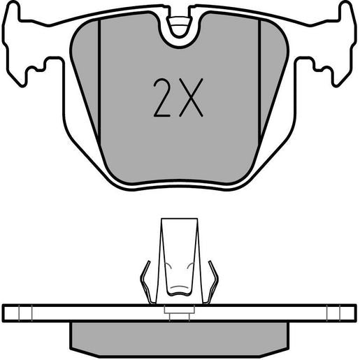 MEYLE PD Brake Pad Set Rear 025 214 8717/PD