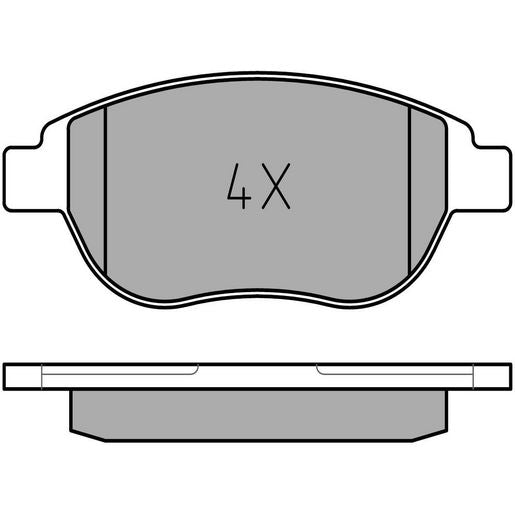 MEYLE Original Brake Pad Set Front 025 236 0019