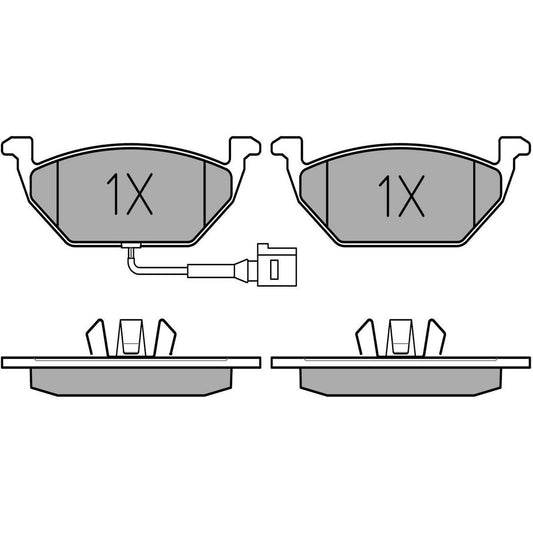 MEYLE Original Brake Pad Set Front 025 231 3119/W
