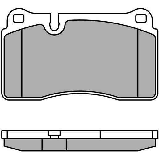 MEYLE Original Brake Pad Set Front 025 240 9817