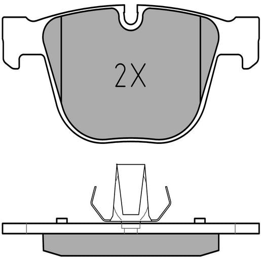 MEYLE PD Brake Pad Set Rear 025 237 3017/PD