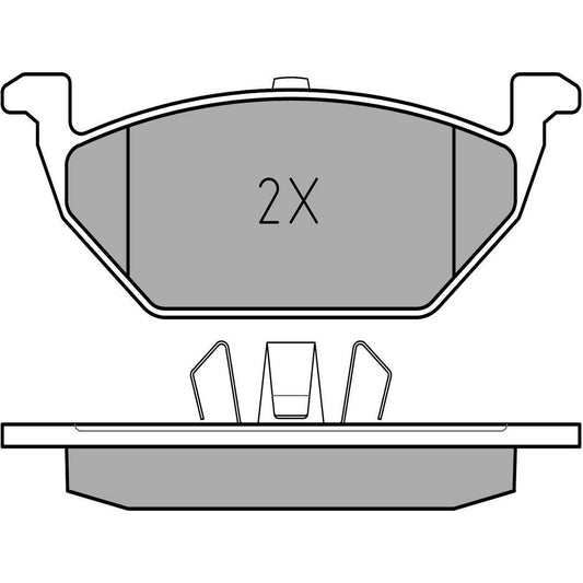 MEYLE Original Brake Pad Set Front 025 231 3019/A