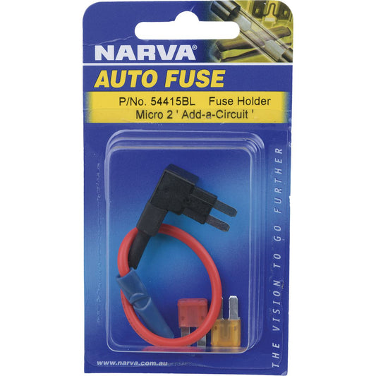 Narva Micro 2 Add-A-Circuit Blade Fuse Holder Blister Pack 54415BL