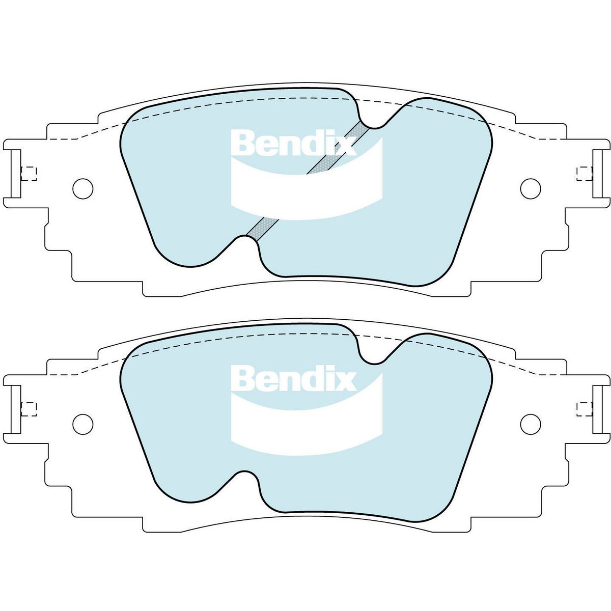Bendix 4x4 Brake Pad Set DB2426 -4WD