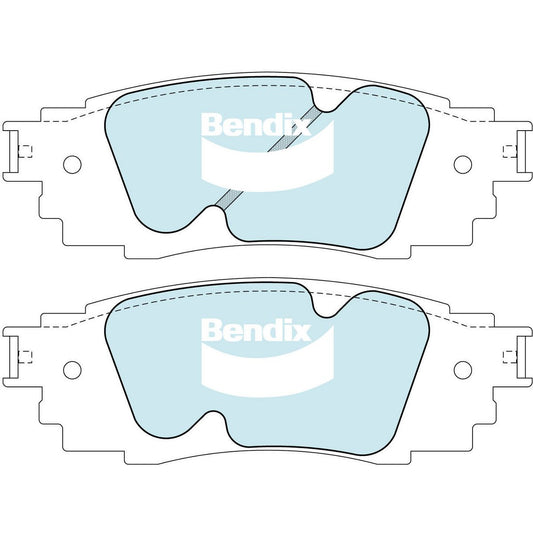 Bendix 4x4 Brake Pad Set DB2426 -4WD