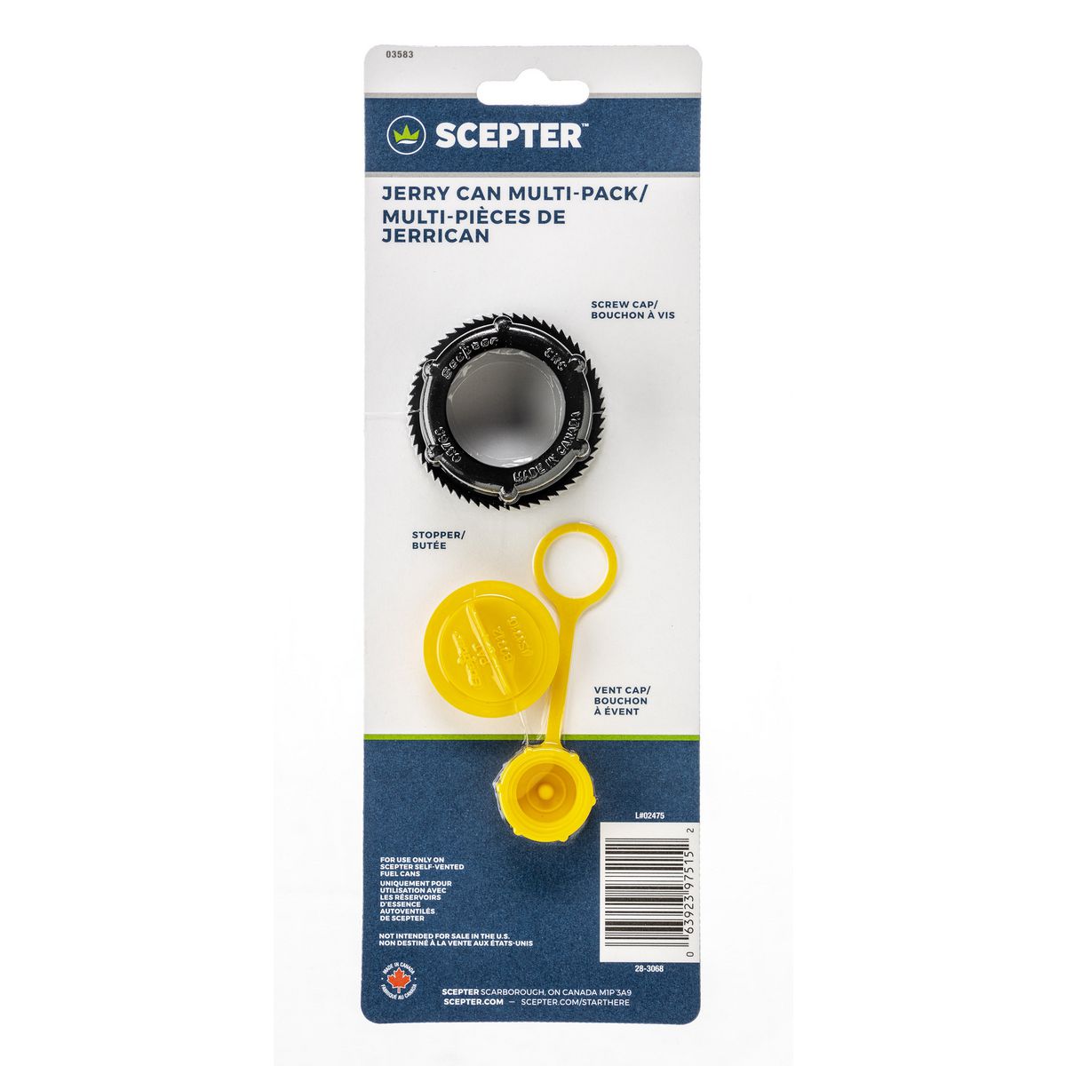 Scepter Fuel Jerry Can Multi-Pack - 3 Piece