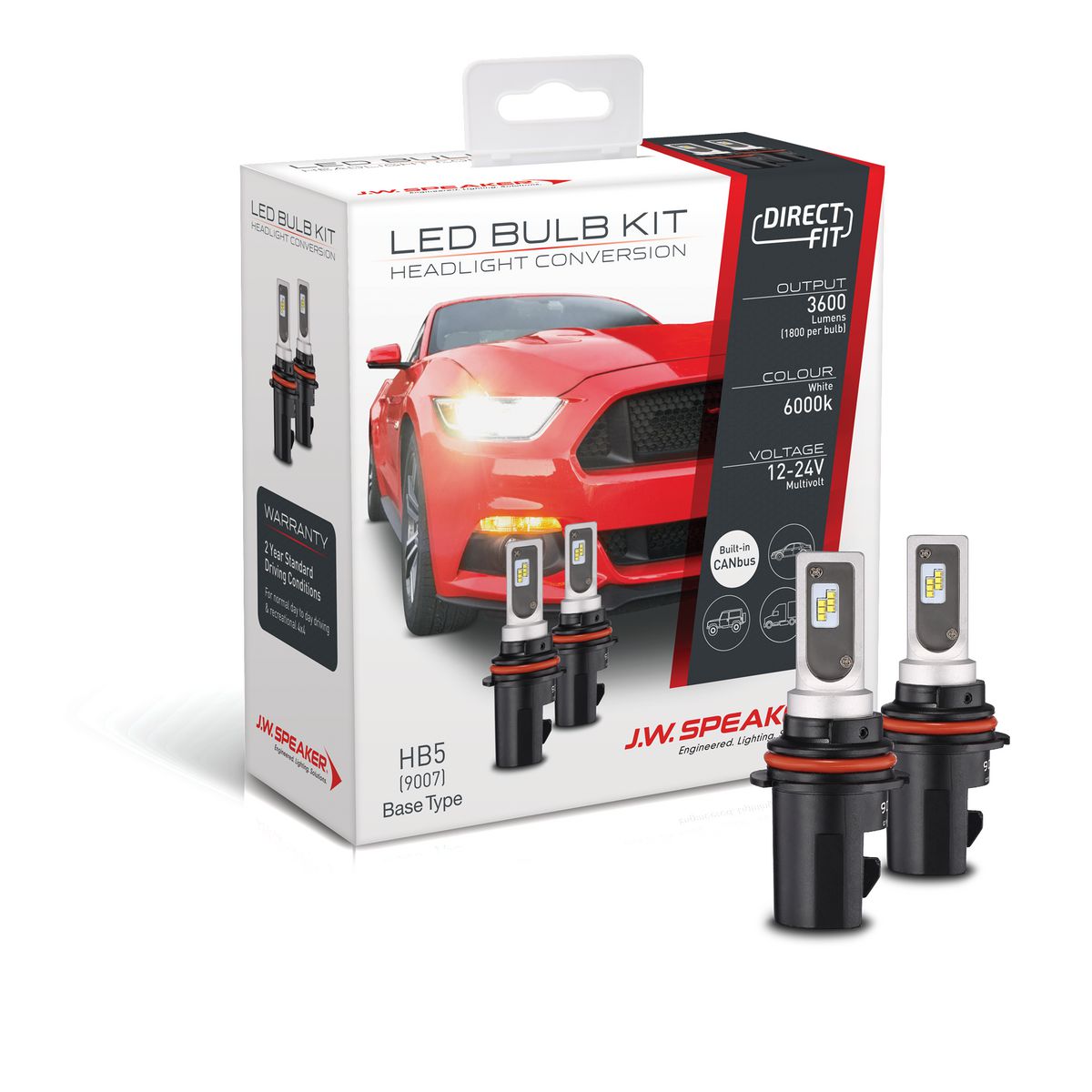 JW Speaker Speaker H5 LED Direct Fit Bulb Kit 12/24V 6000K 999017