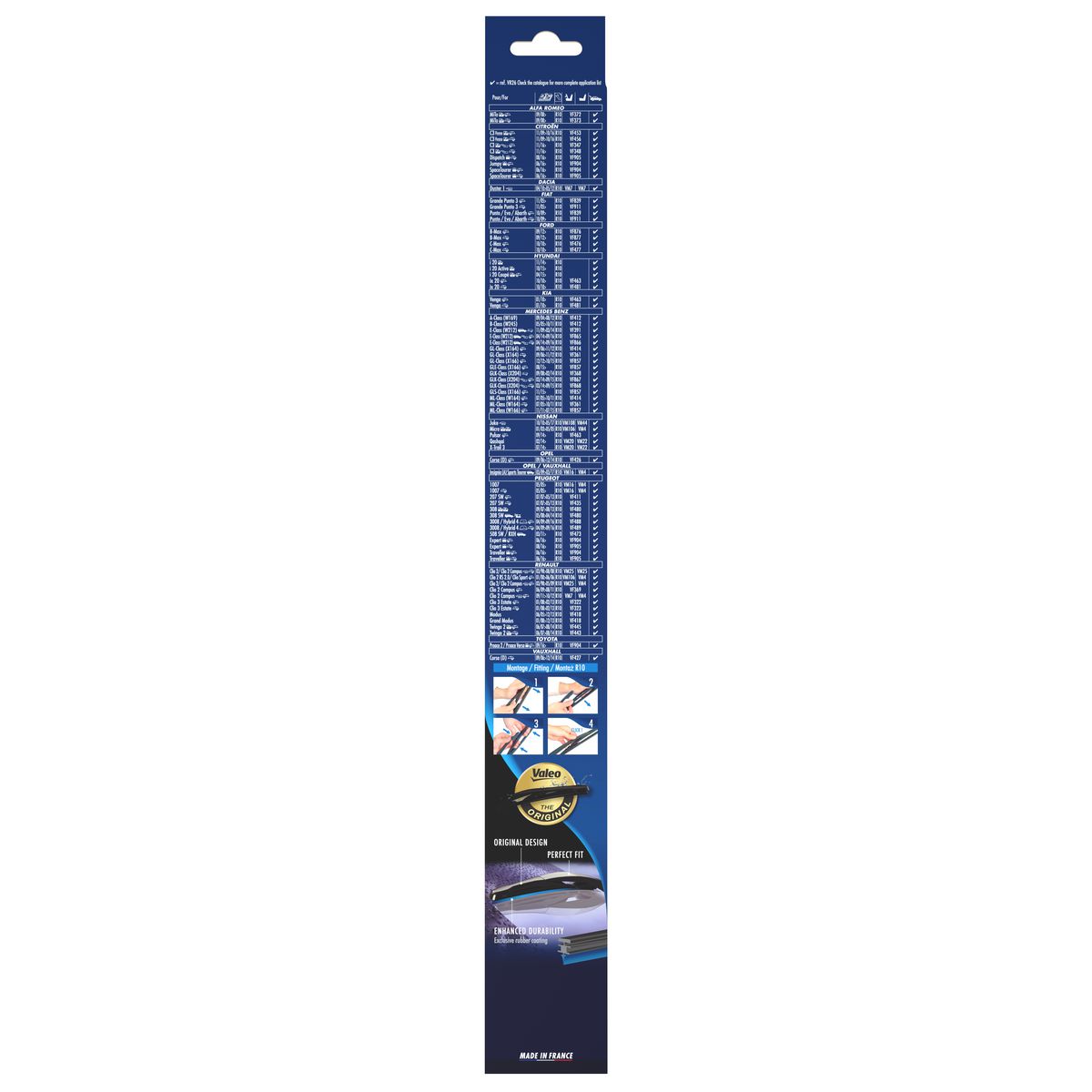 Valeo Silencio Wiper Blade Rear 300mm VR26