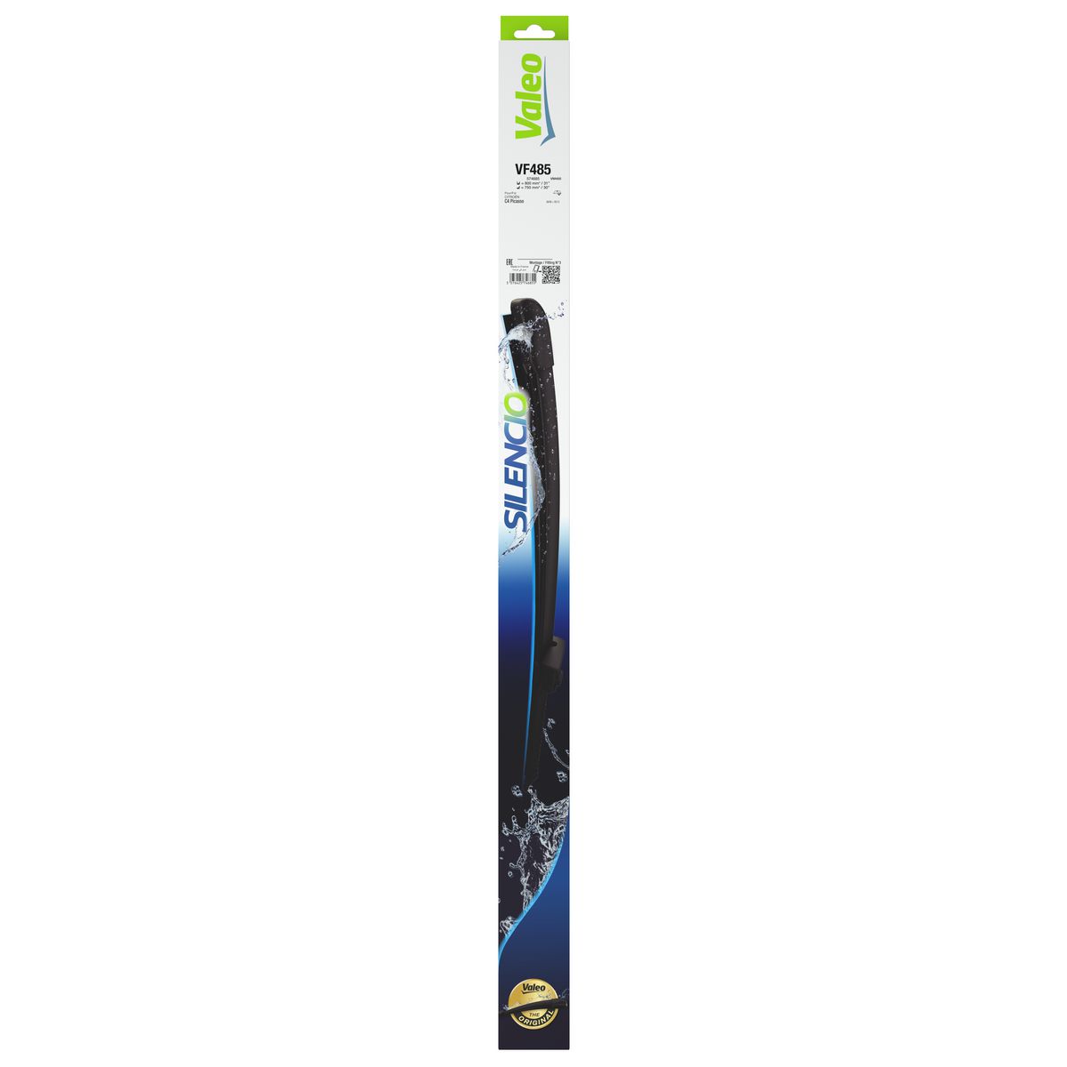 Valeo Silencio Wiper Blade Set Front VF485 574685