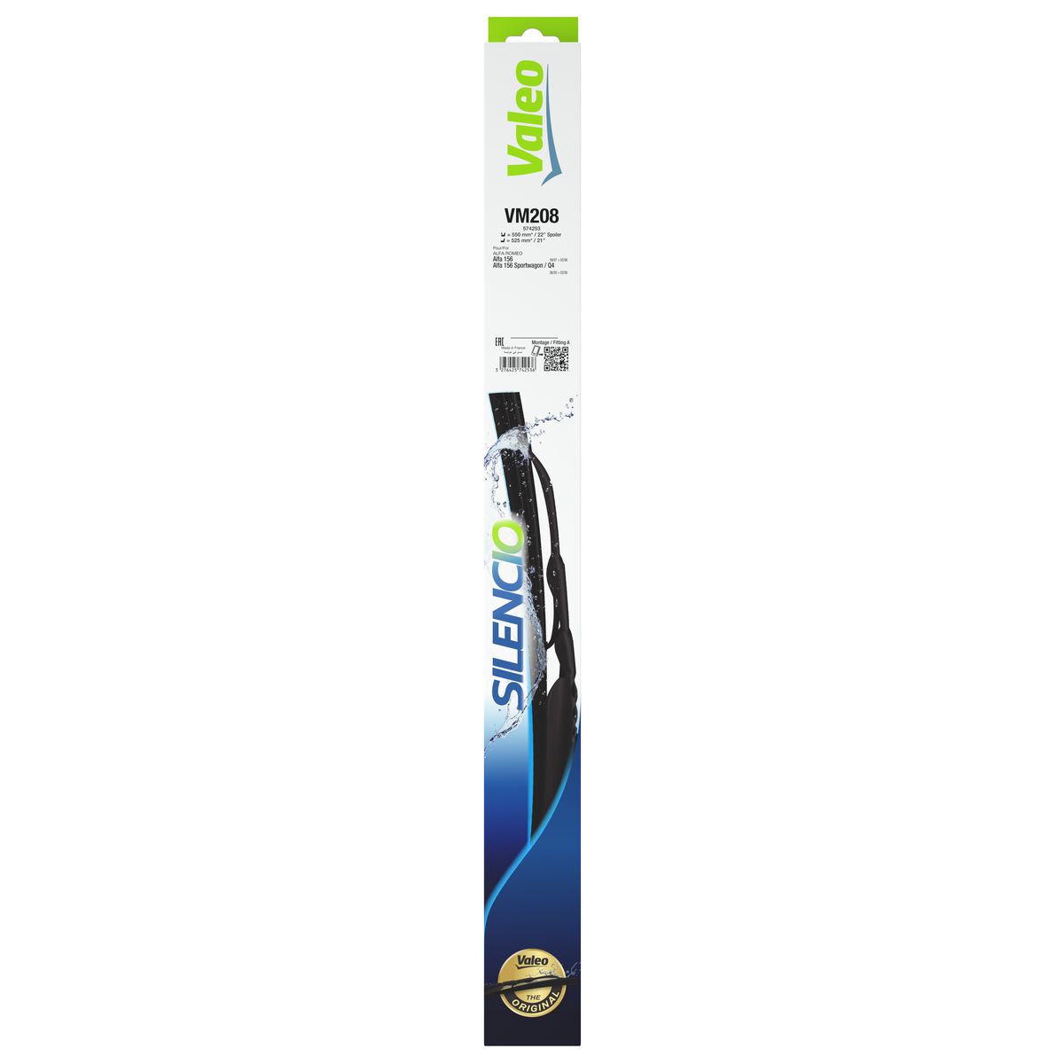 Valeo Silencio Wiper Blade Set Front VM208 574253