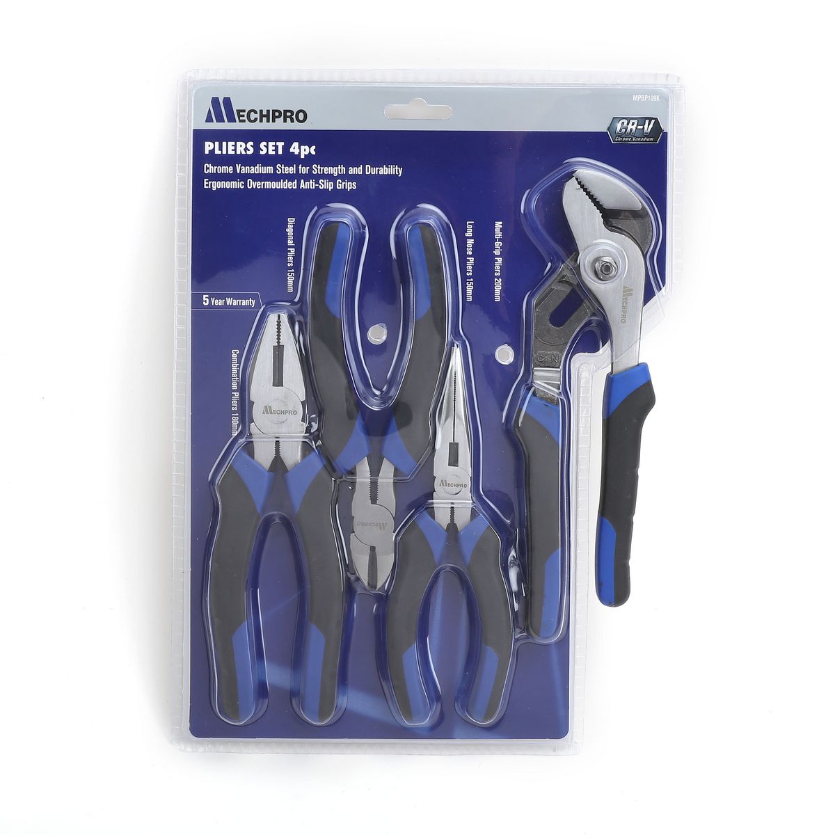 Mechpro Pliers Set 4pc