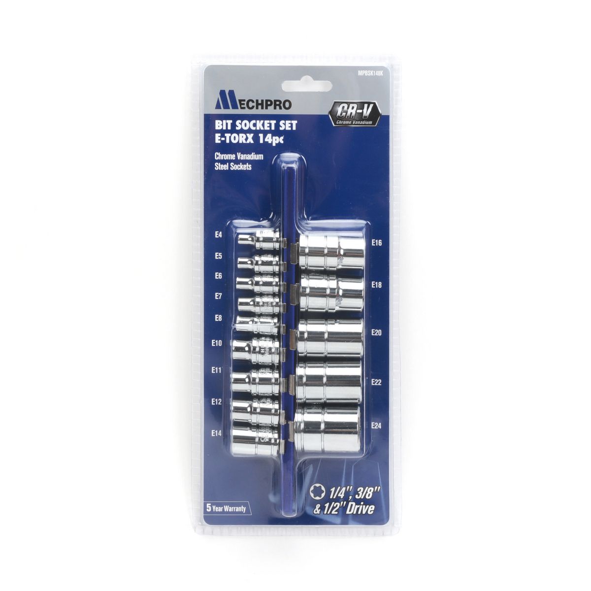 Mechpro Socket Set E-Torx 14pc