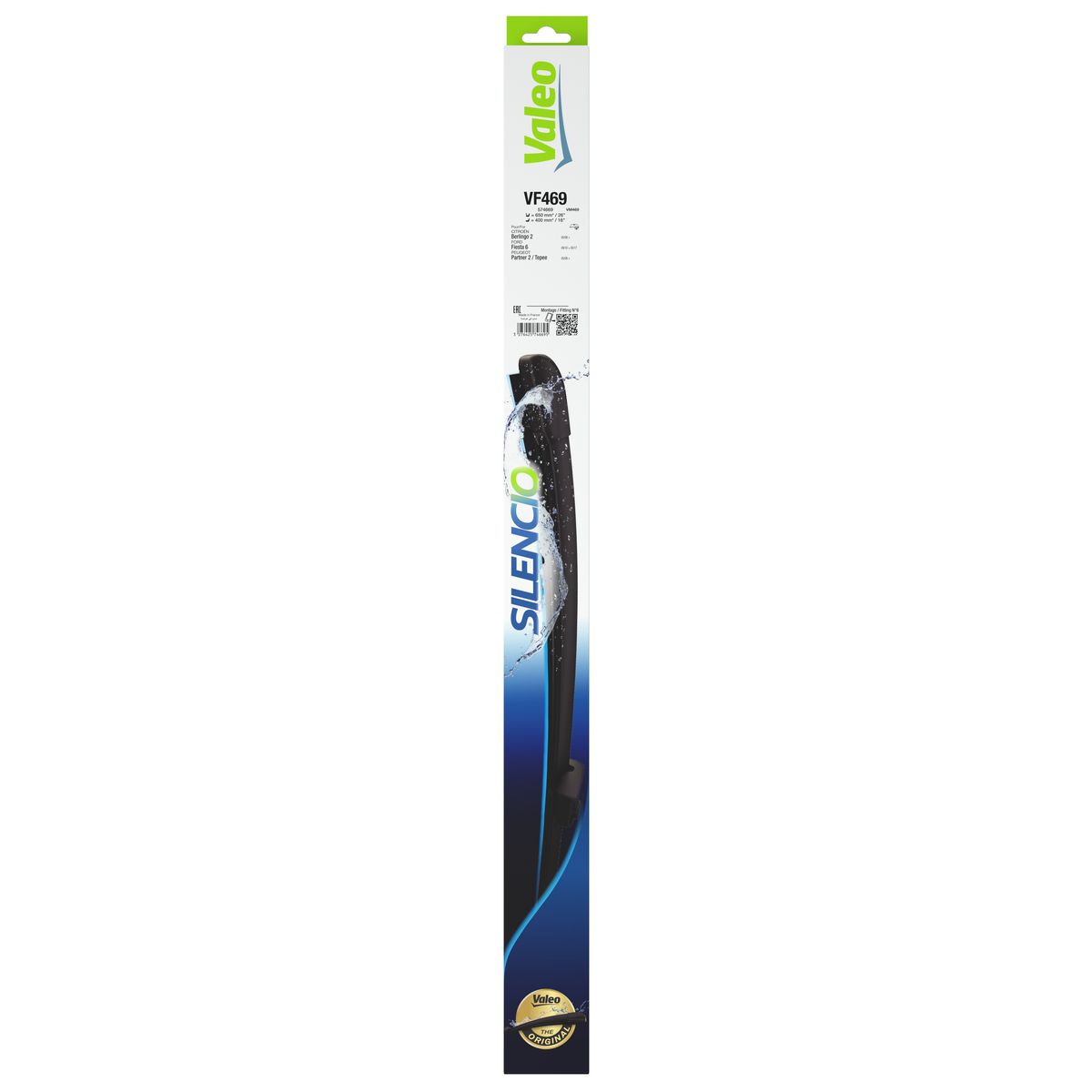 Valeo Silencio Wiper Blade Set Front VF469 574669