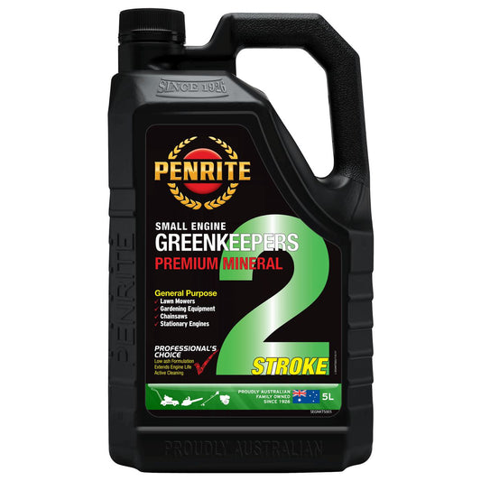 Penrite Greenkeepers 2 Stroke Mineral Engine Oil 5L SEGNKTS005