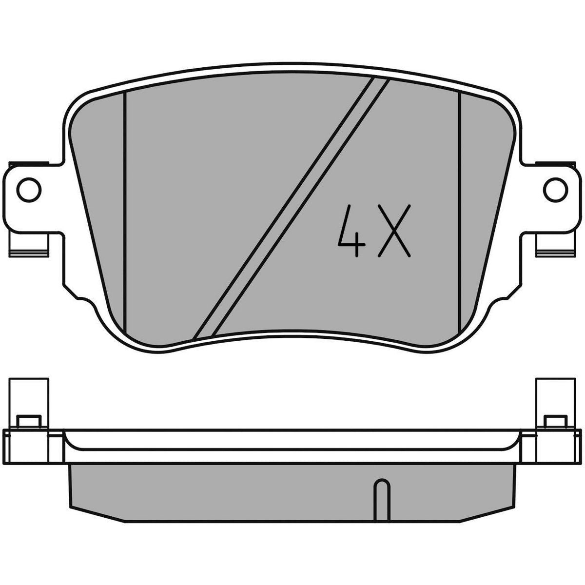 MEYLE PD Brake Pad Set Rear 025 251 0917/PD