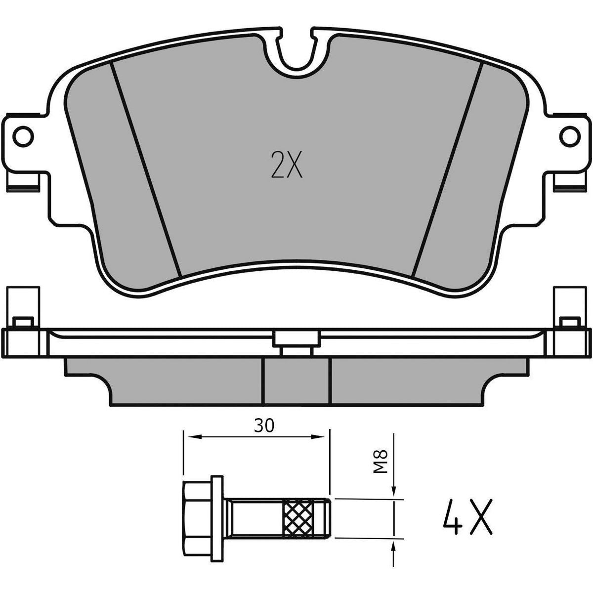 MEYLE PD Brake Pad Set Rear 025 223 0817/PD