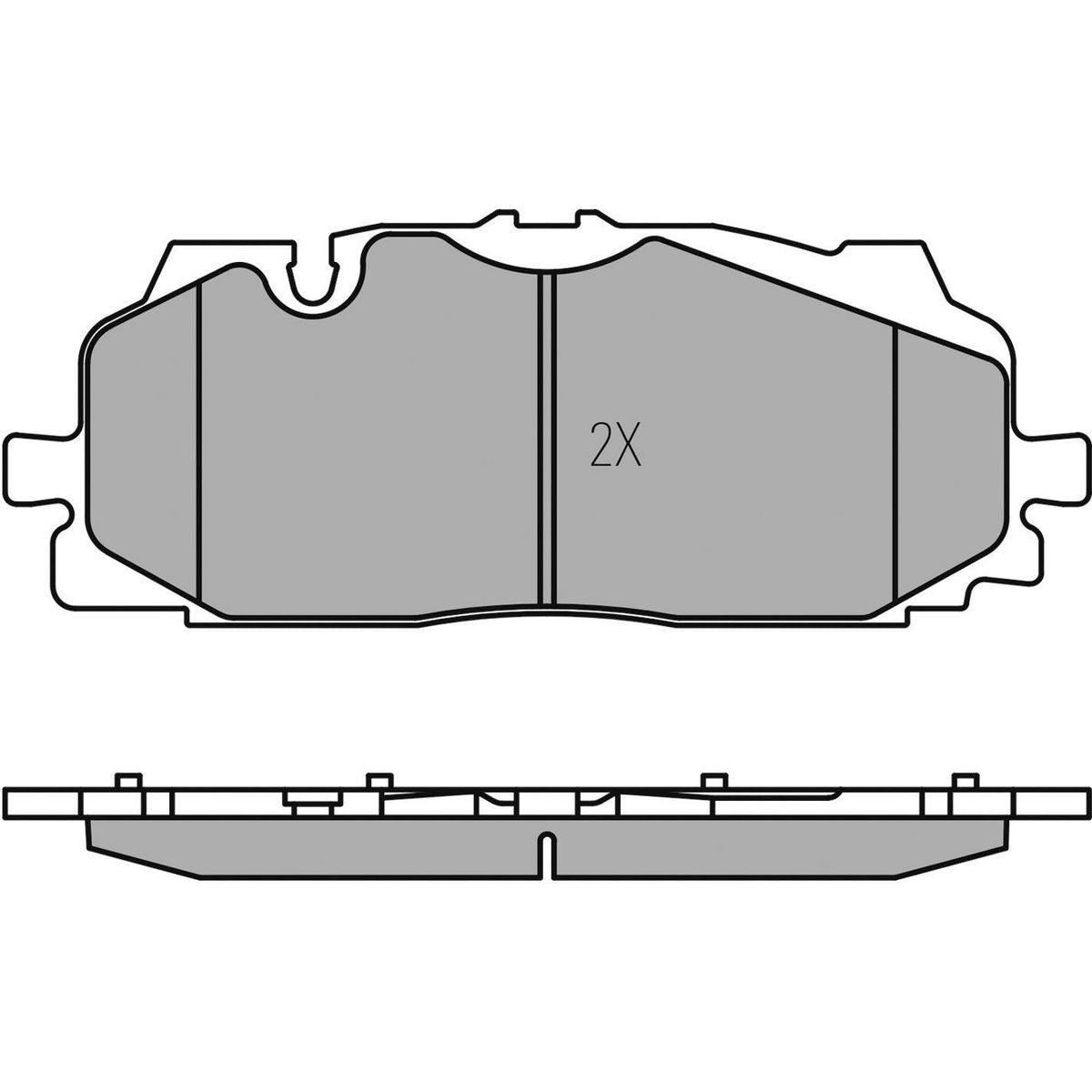 MEYLE Original Brake Pad Set Front 025 258 6117