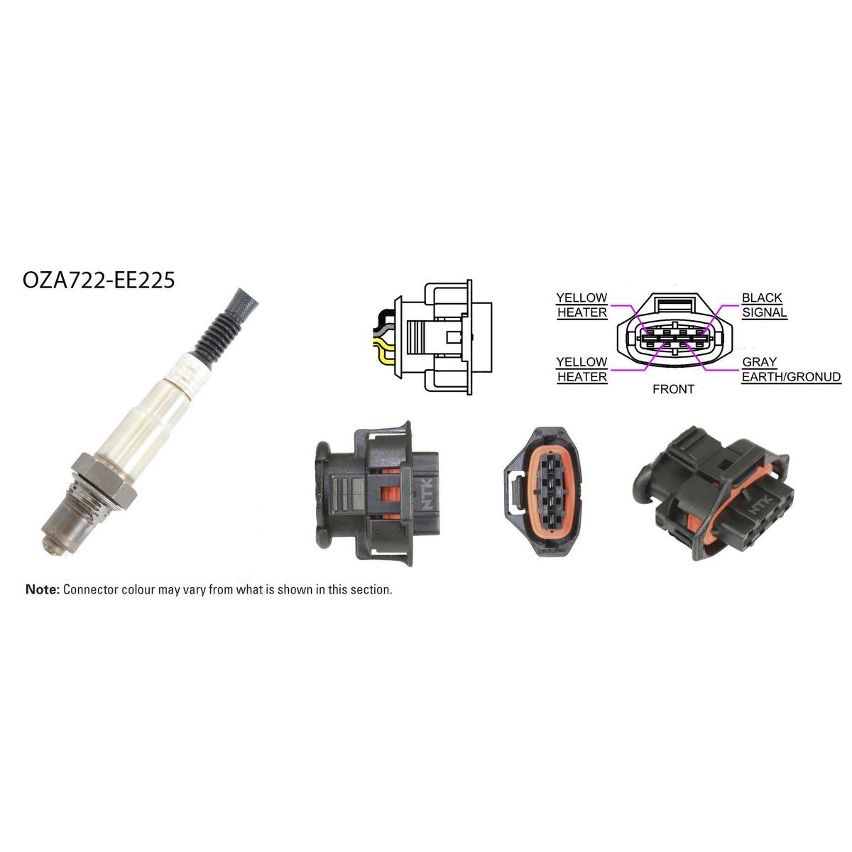 NTK Oxygen Lambda Sensor OZA722-EE225