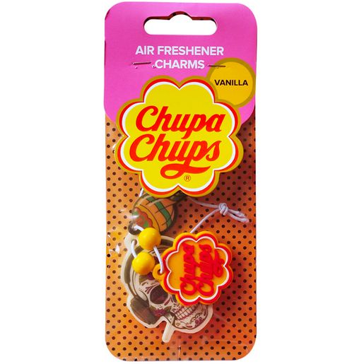Chupa Chups Car Air Freshener Charms Sucker Skull Vanilla Fragarence 3402313