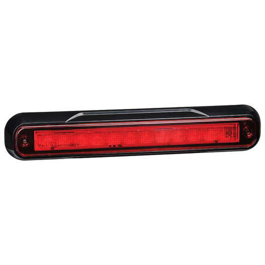 Narva Model 39 LED Stop/Tail Lamp with Black Surface Mount Red 9-33V 93914BL