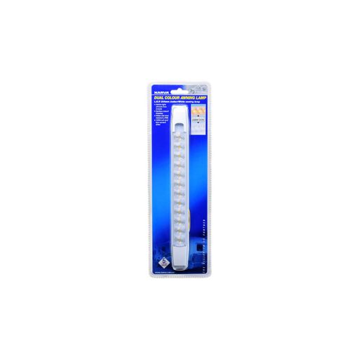 Narva Dual Colour Awning Lamp 12V White/Amber Blister Pack 87760BL
