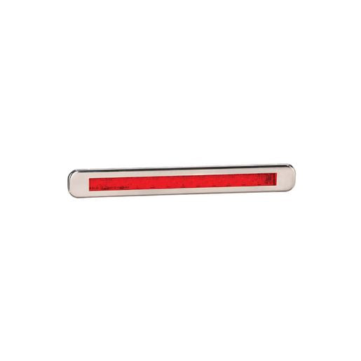 Narva Model 39 LED Stop/Tail Lamp with Stainless Steel Cover Red 9-33V 93912BL