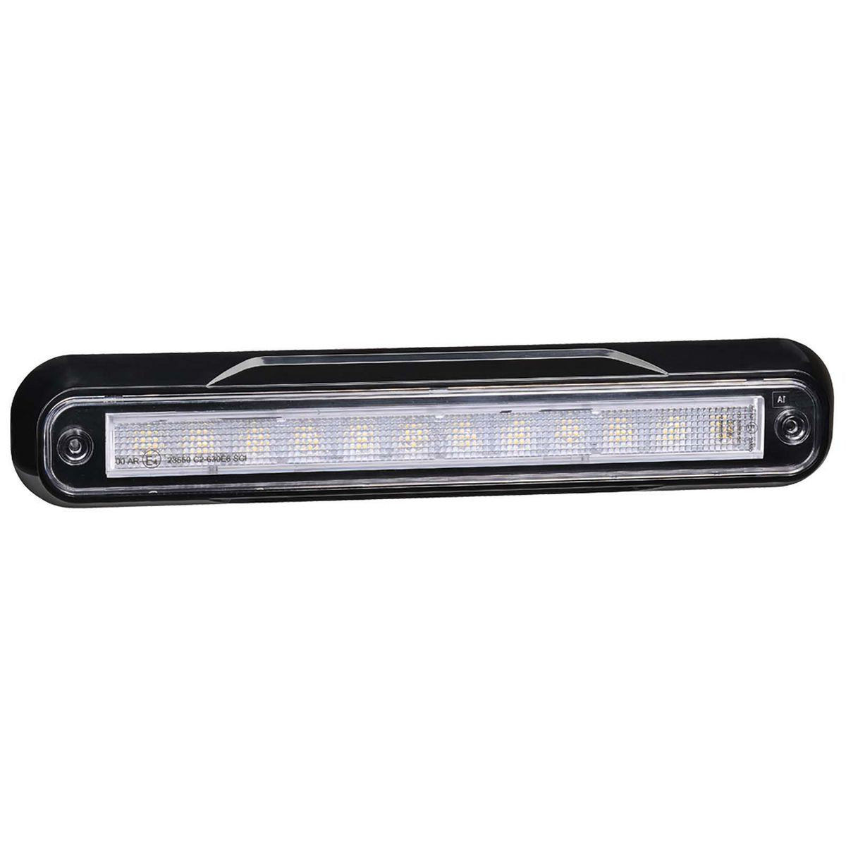 Narva Model 39 LED Reverse Lamp with Black Surface Mount White 9-33V 93924BL