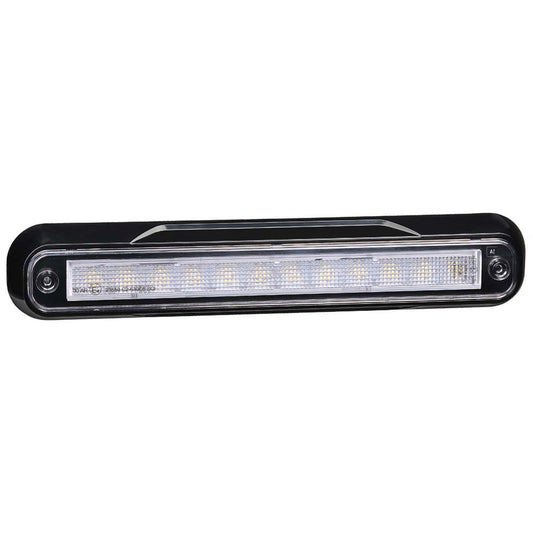 Narva Model 39 LED Reverse Lamp with Black Surface Mount White 9-33V 93924BL