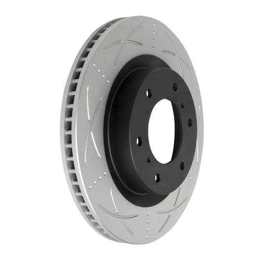 Bendix Ultimate Slotted & Dimpled Brake Rotor Single 332mm Front BR2216