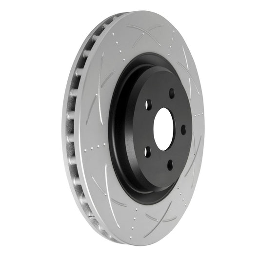 Bendix Ultimate Slotted & Dimpled Brake Rotor Pair 365mm Front BR9605