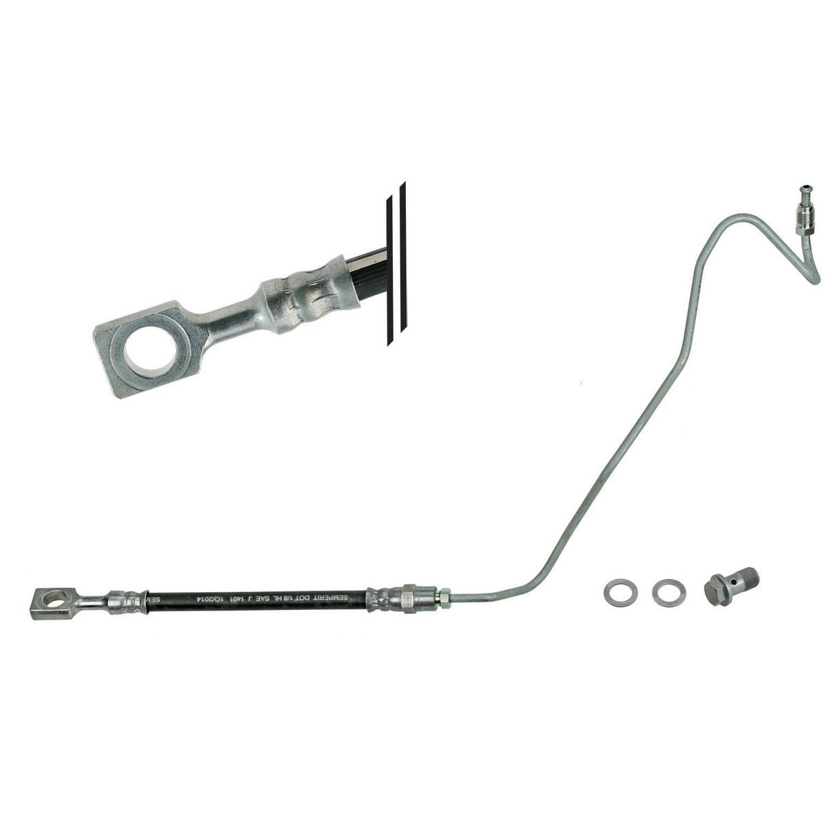MEYLE Original Brake Hose Rear RH 100 525 0068