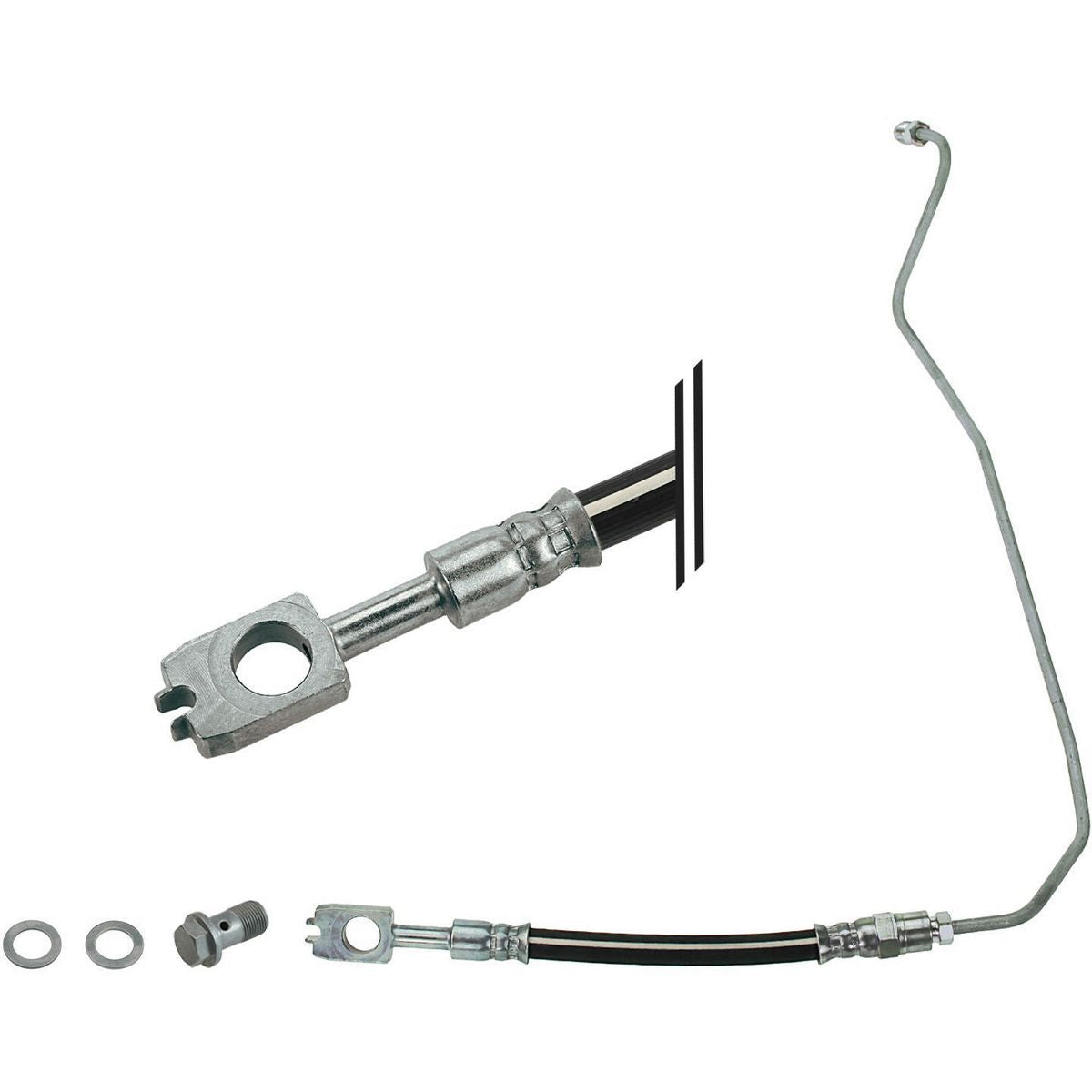 MEYLE Original Brake Hose Rear LH 100 525 0062/S