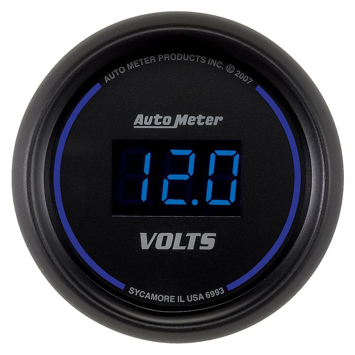 Autometer Cobalt Digital 2-1/16in Voltmeter Gauge 8-18V Electric AU6993