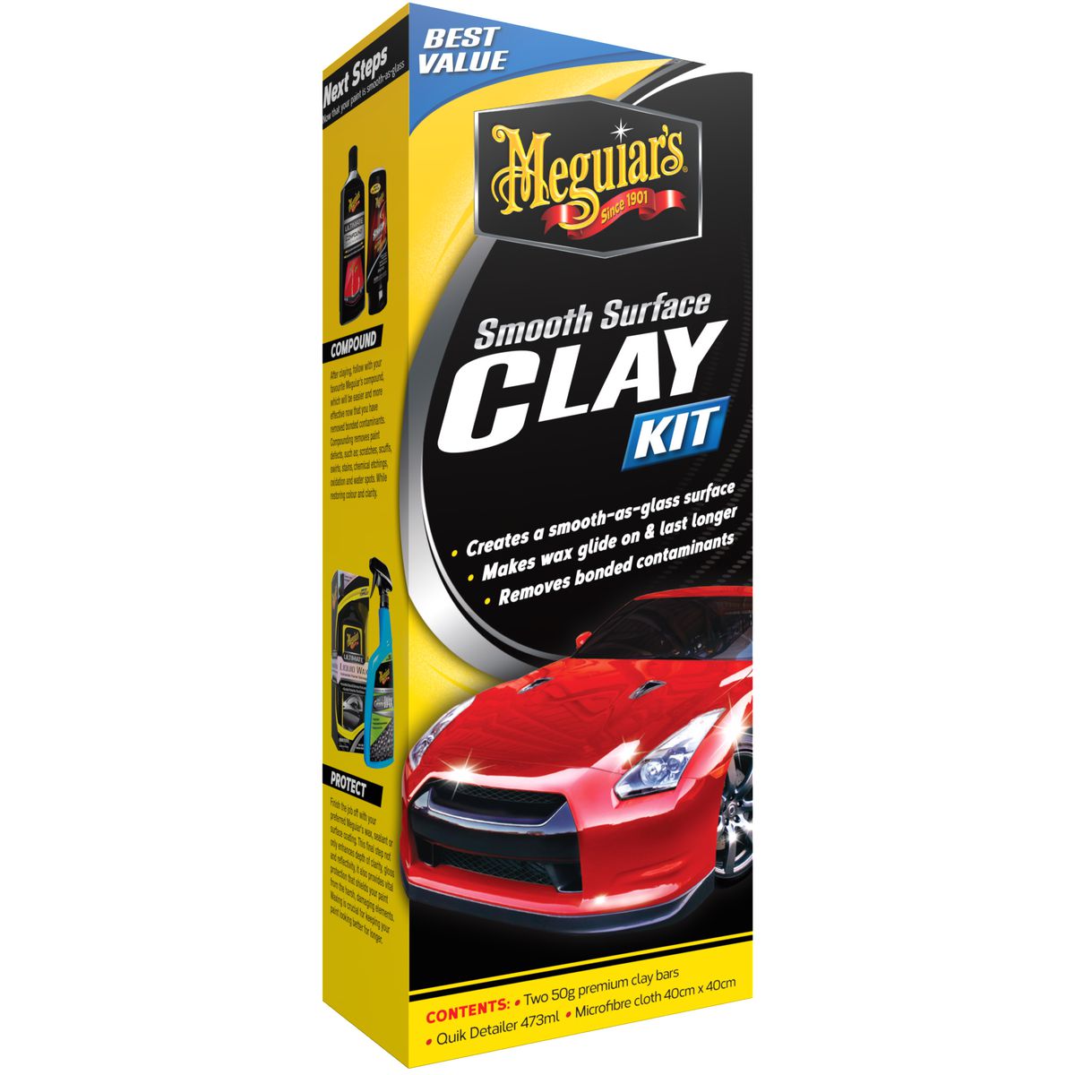 Meguiars Smooth Surface Quik Clay Kit 473ml G1120
