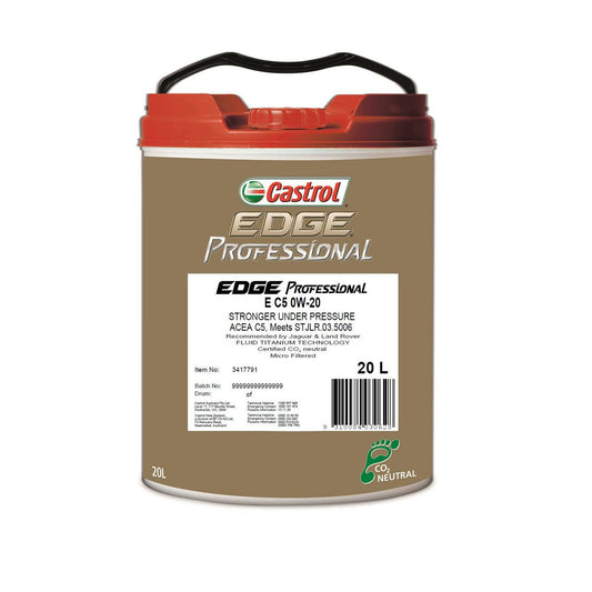 Castrol EDGE Professional E C5 0W-20 Engine Oil 20L 3417791