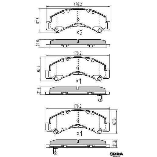 RDA Extreme Brake Pads Front RDX2426SM