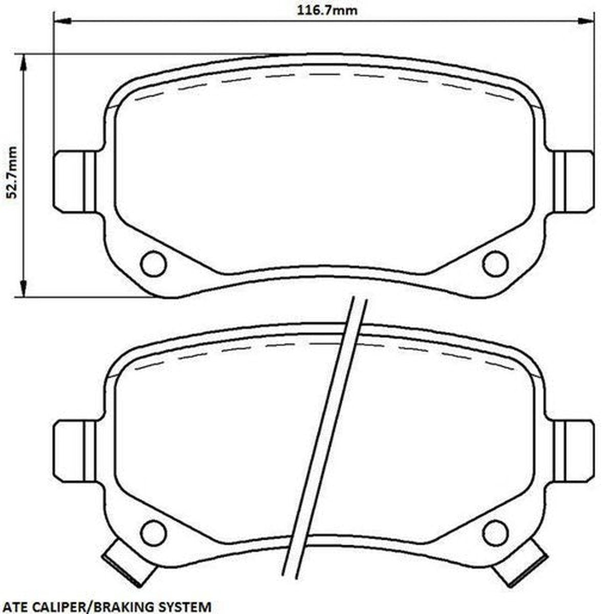RDA GP Max Brake Pad Set Rear RDB2436