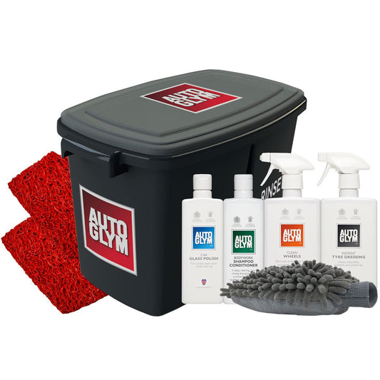 Autoglym Clean Car Essentials Kit Gift Bucket AUBUCKETR2