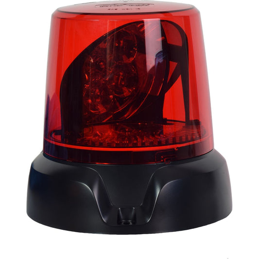 Narva LED Aeromax 12/24V Rotating Beacon 3 Bolt Mnt Red 85470R