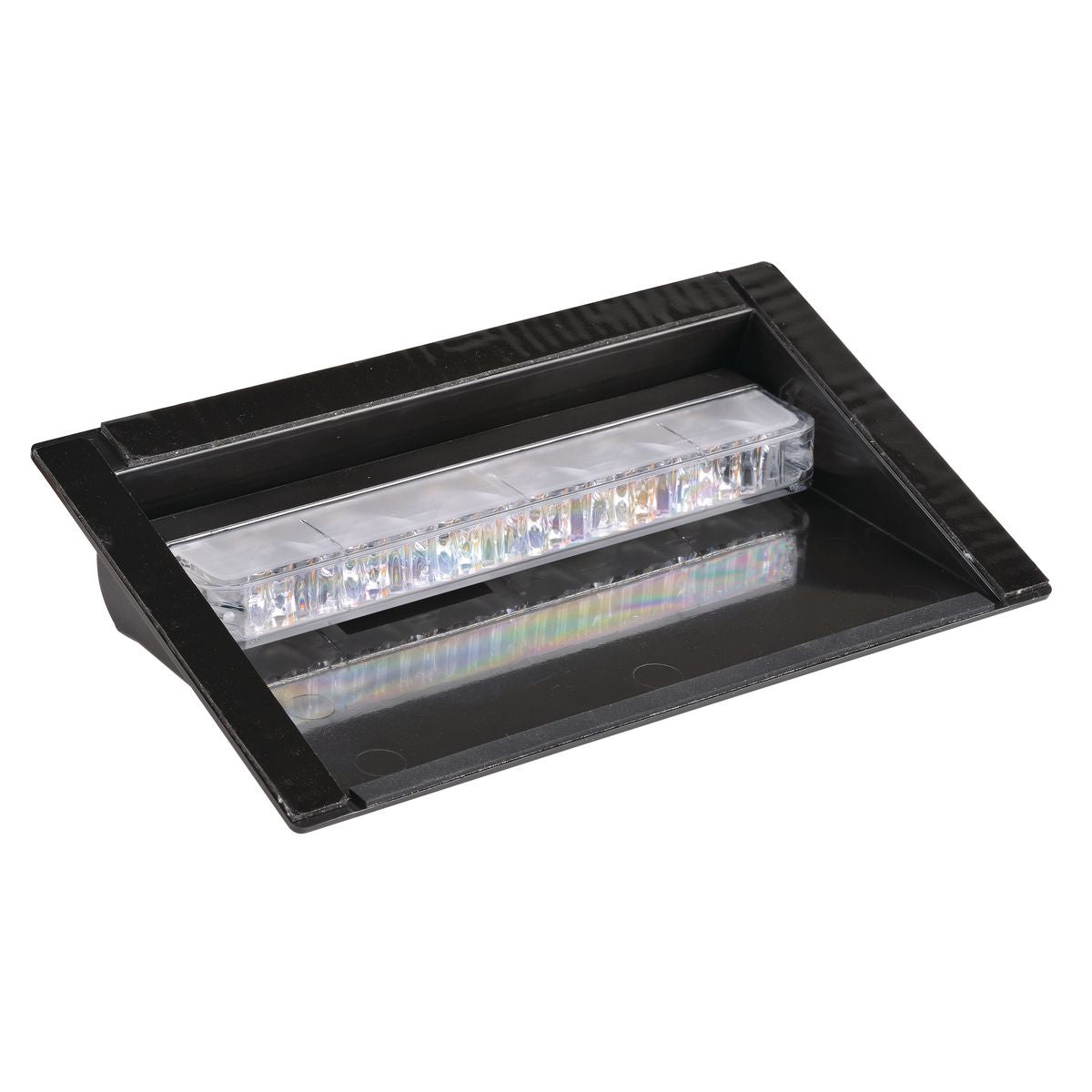 Narva Slimline LED Warning Light with Shroud Amber 12-24V 6 x 1W 85211A-S