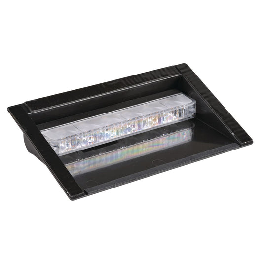 Narva Slimline LED Warning Light with Shroud Amber 12-24V 6 x 1W 85211A-S