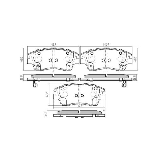 RDA Extreme Brake Pads Front RDX2428SM