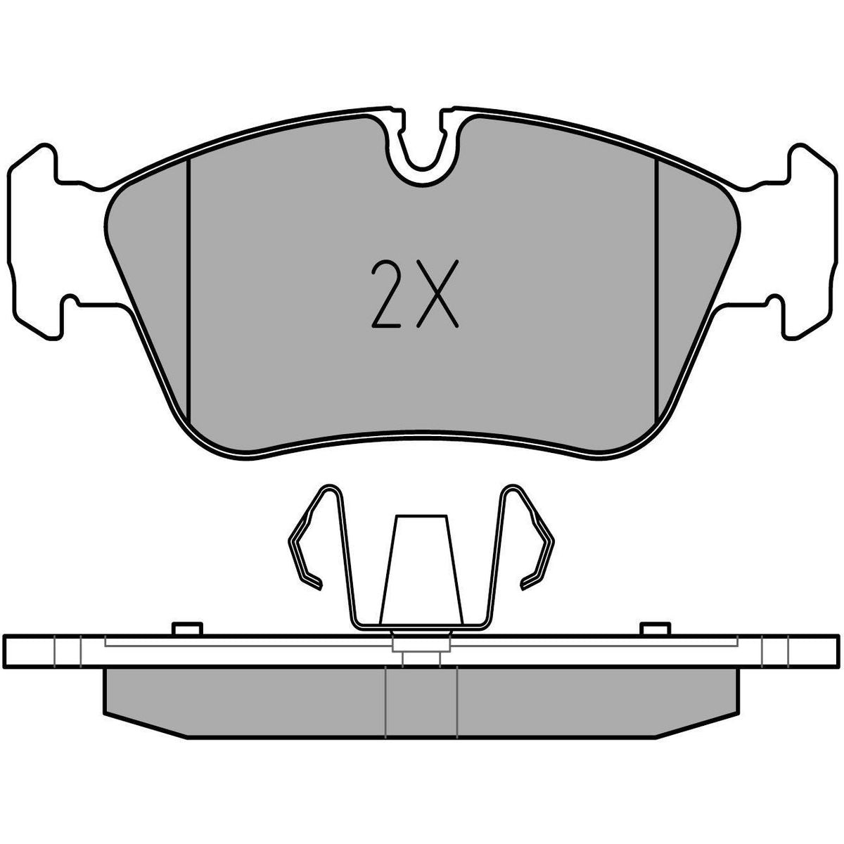 MEYLE Original Brake Pad Set Front 025 239 3517