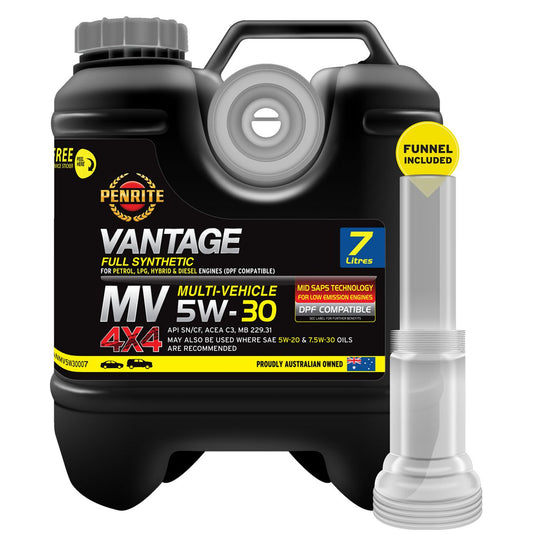 Penrite Vantage MV 5W-30 Synthetic Engine Oil 7L VANMV5W30007