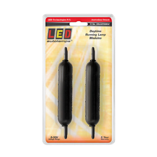 LED Autolamps Daytime Running Lamp Converter Module Twin Blister DRLHOTDOG-2