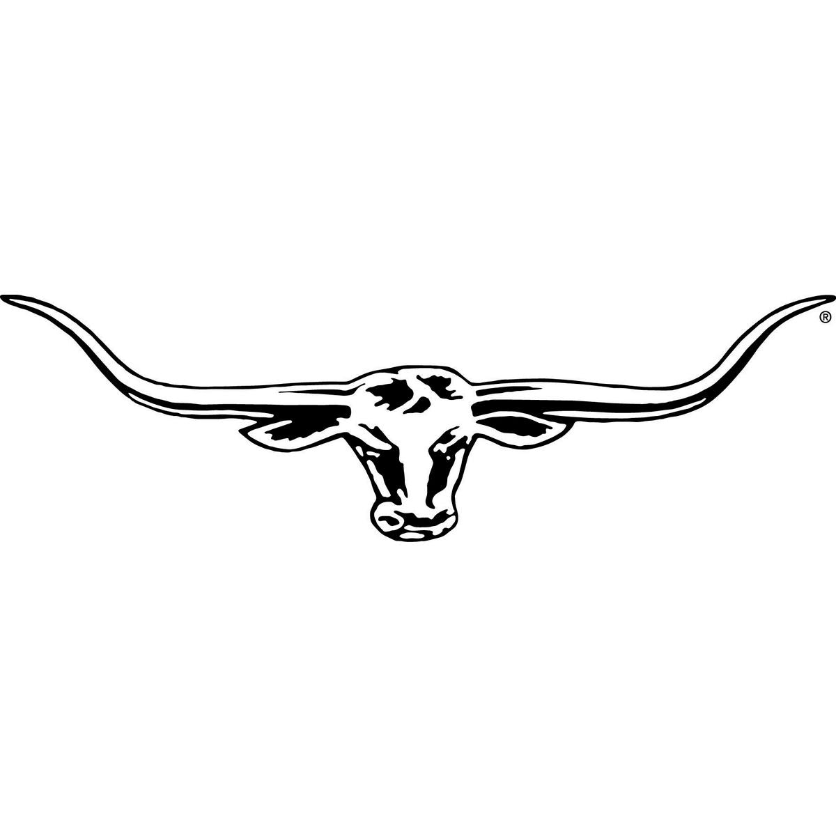 R.M.Williams Longhorn Decal 70cm Sticker Black STRMWCBLK