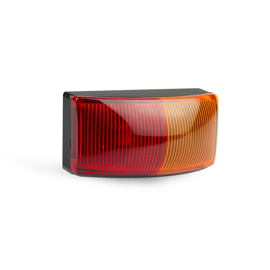 LED Autolamps Side Marker Red/Amber 50x25x21mm 12-24V 5025ARMB